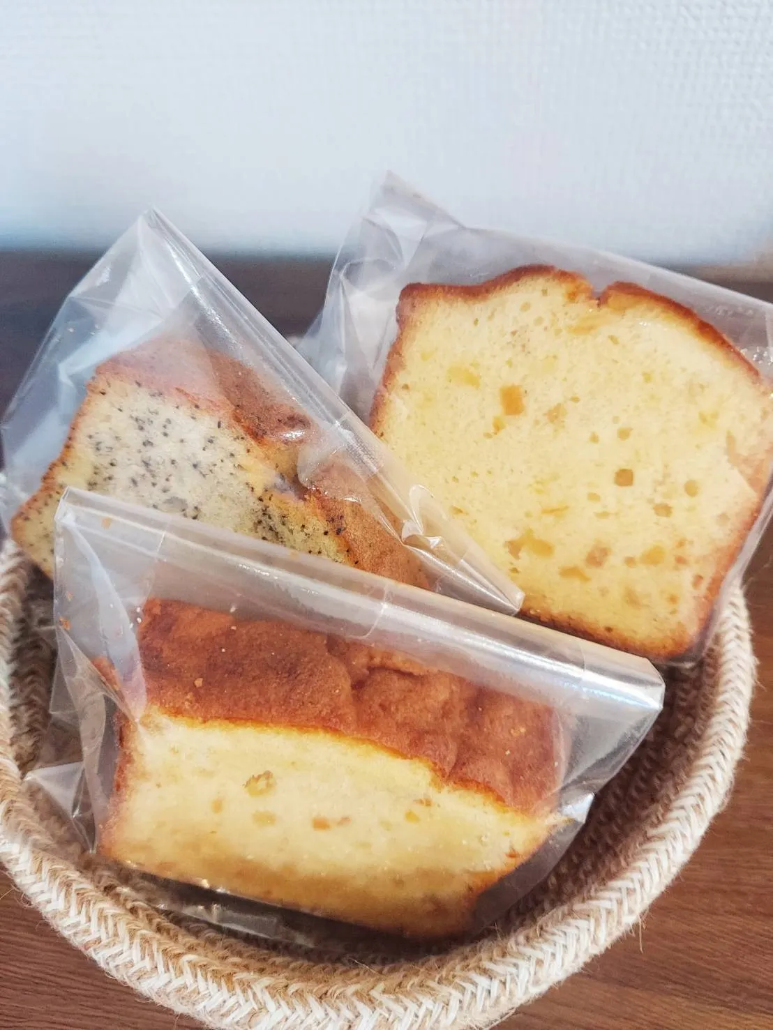 オレンジのパウンドケーキ